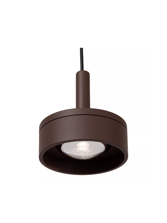 Lucide Lightning Lenz Spot Deckenleuchte für den Außenbereich mit integriertem LED in Orange Farbe 33805/08/97