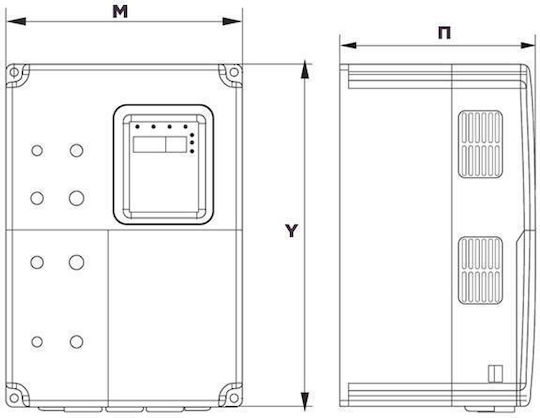 Invt CHV180 Регулатор на обороти 3P 400V 11KW 03.048.0172