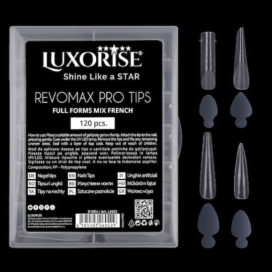 Luxorise Типси За Нокти Френски В Бежов Цвят