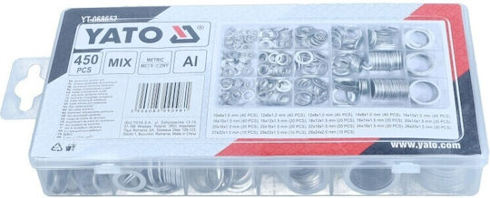 Yato Aluminium-Unterlegscheiben 450 Stück