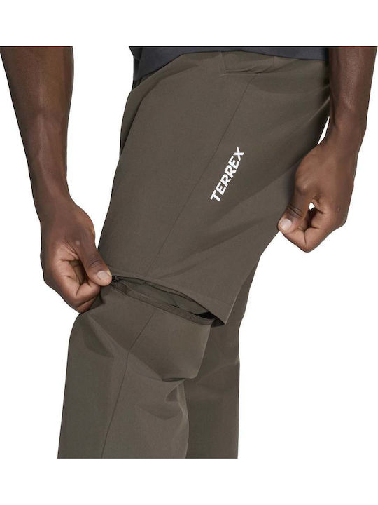 adidas Herren Lang Bergsteigerhose Grün