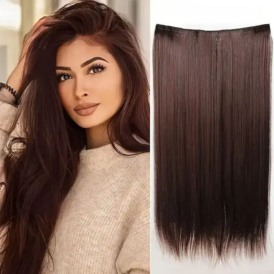 Extension with Natural Hair Remy in Dark Chestnut Color matter 50cm
