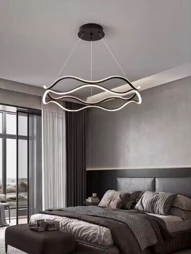 Home Lighting Ceiling Mount Light 50cm Black with Integrated LED