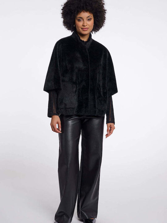 Short Women's Fur Black