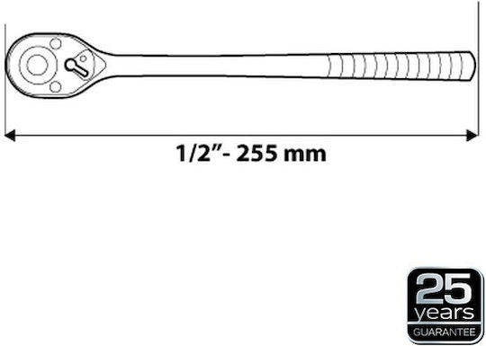 Neo Tools Καστάνια με Καρέ 1/2" Μήκους 25.5εκ.