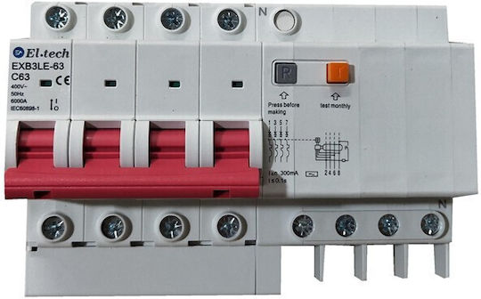 EL-Tech Phase Relays Leckage der Erde 63A