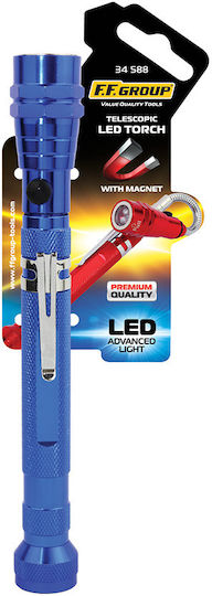 FFG Lanternă de lucru Baterie LED Lanternă telescopică Negru