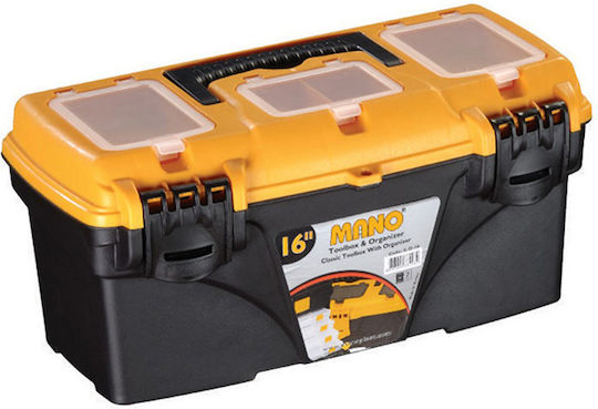 Mano Plastic Tool Case with Lid Organizer 46x20.9x19.5cm