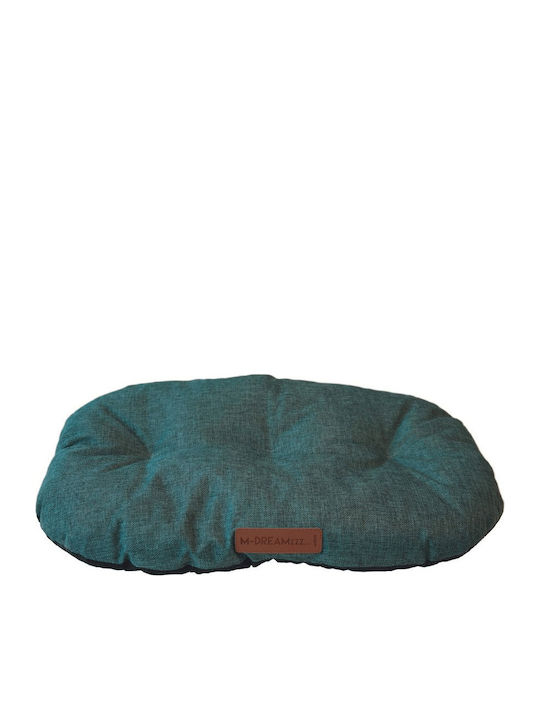 M-Pets Oval Light Blue Dog Pillow 48x32cm