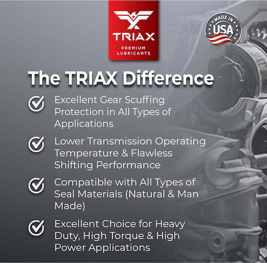 Triax Ulei De Transmisie Auto Pentru Cutie De Viteze Automată Și Direcție Hidraulică 0.946lt