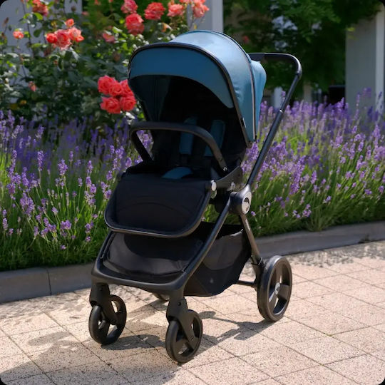 Kidnort Isbjorn Summer Sand Cărucior Reglabil Pentru Bebeluși Potrivit Pentru Nou-Născuți Negru 10.2kg