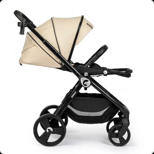 Kidnort Isbjorn Summer Sand Cărucior Reglabil Pentru Bebeluși Potrivit Pentru Nou-Născuți Negru 10.2kg