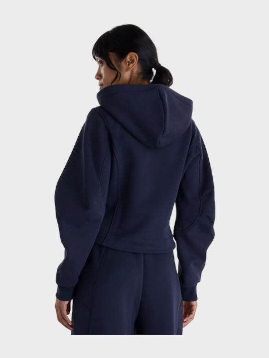 Langes Damen Jacke für Winter Blau