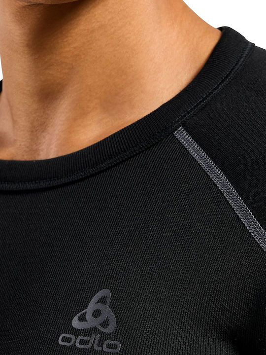 Odlo Active Active Herren Thermounterwäsche Langärmliges Hemd Komprimierung Schwarze