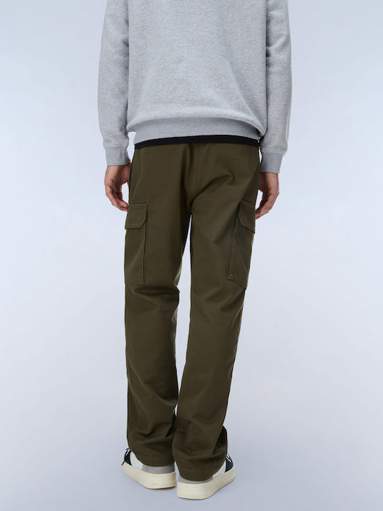 Men's Cargo Trousers Loose Fit Green