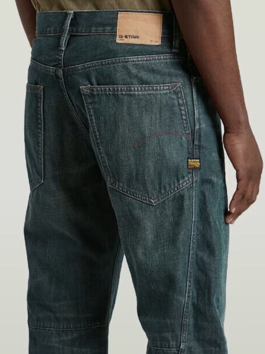 Contor 3D Мъжки Панталон Джинси Regular Fit Син