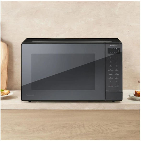 Panasonic Φούρνος Μικροκυμάτων με Grill 31lt Μαύρος