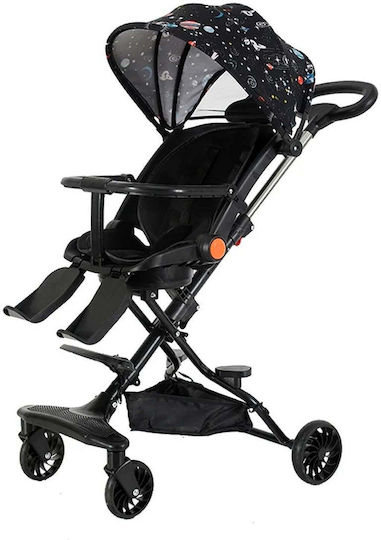 KD-2012 Cărucior Reglabil pentru Copii Potrivit de la 6+ Luni Multicolor