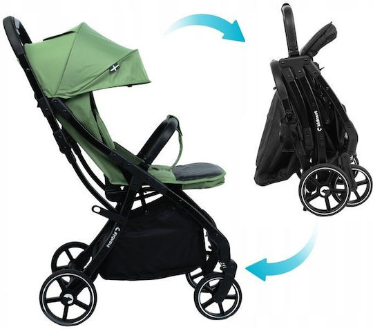 Kidnort Fjallrav Cărucior pentru Copii Potrivit pentru Nou-Născuți Verde 7kg