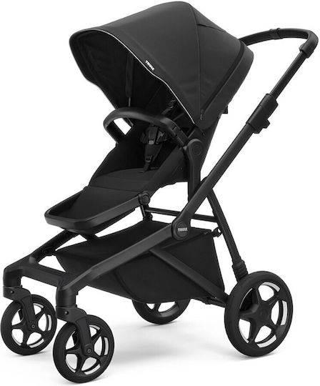 Thule Sleek 2 Reglabil Cărucior 2 în 1 Potrivit pentru Nou-născuți Negru