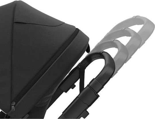Thule Sleek 2 Reglabil Cărucior 2 în 1 Potrivit pentru Nou-născuți Negru