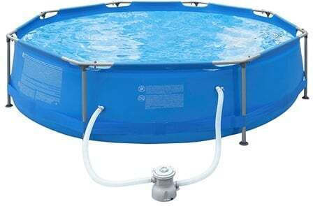 Avenli Piscină Rotundă PVC 4383 l cu Cadru Metalic 305x76 cm