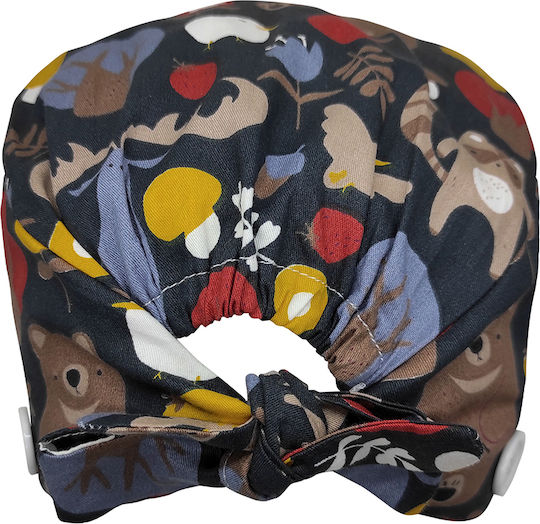 Brims and Trims Унисекс Хирургическа Капачка Черна