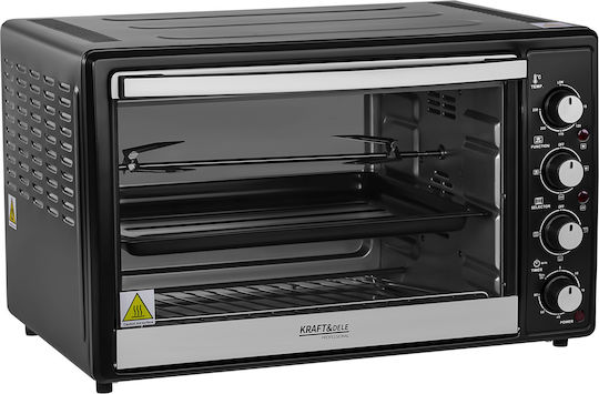 Kraft & Dele Cuptor Electric 48lt Fără Arzătoare Cu Aer Maro