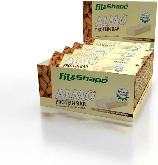 Fit & Shape Protein Bars with 50% Protein & Double Chocolate Flavour 12x50g
