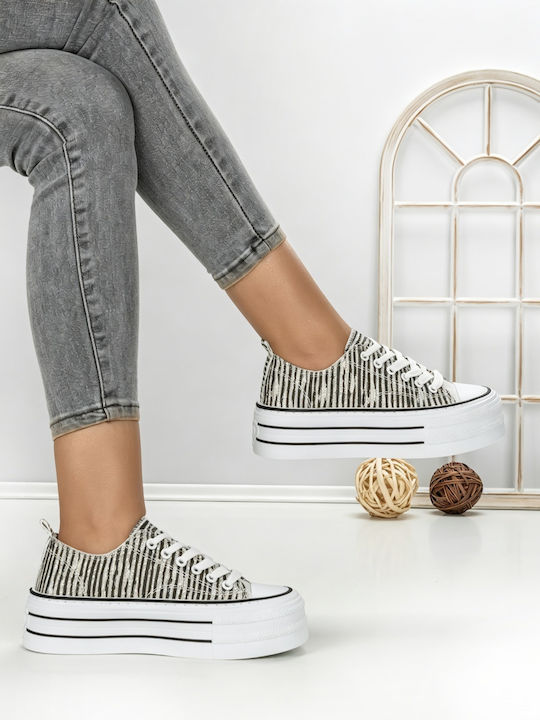 Adidași Flatforms Pentru Femei Negri