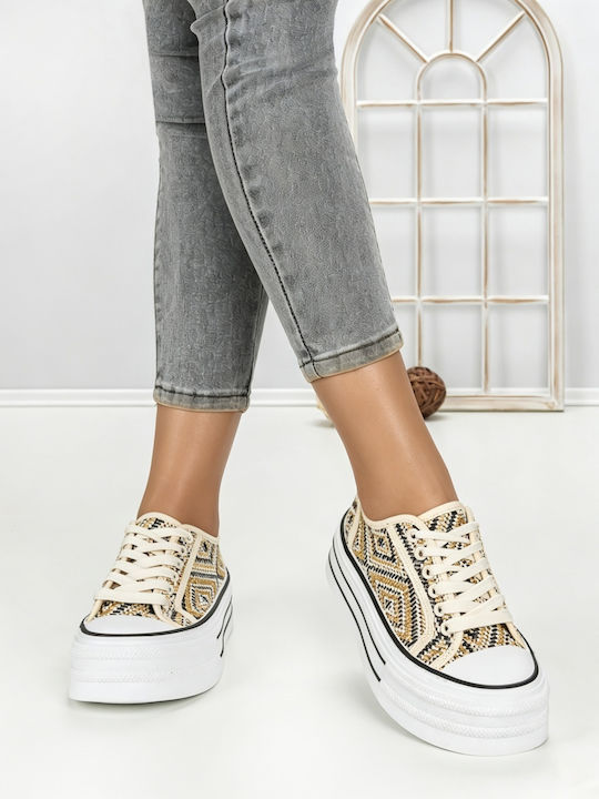 Adidași Flatforms Pentru Femei Negri