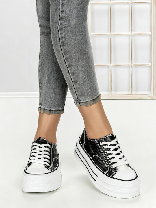 Adidași Flatforms Pentru Femei Negri