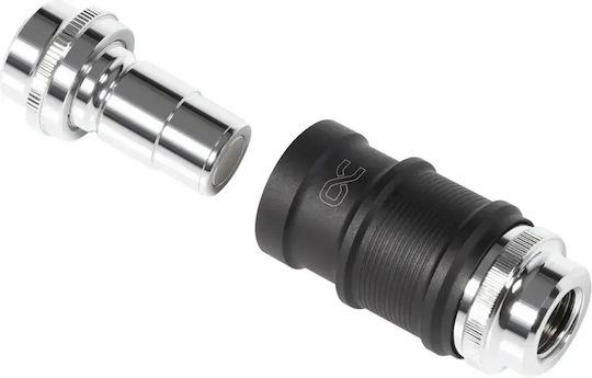 Alphacool Es Quick Release Blh1a Pushin Set Ig-ig Черен Матиран Хром