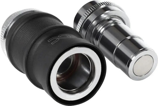 Alphacool Es Quick Release Blh1a Pushin Set Ig-ig Черен Матиран Хром