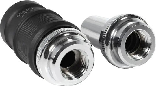 Alphacool Es Quick Release Blh1a Pushin Set Ig-ig Черен Матиран Хром