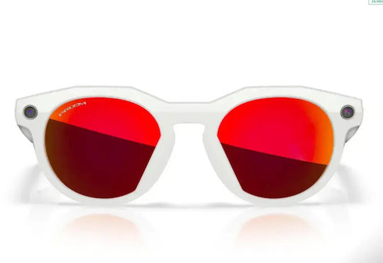 Oakley Meta HSTN Ochelari inteligenți Prizm Negru Albe
