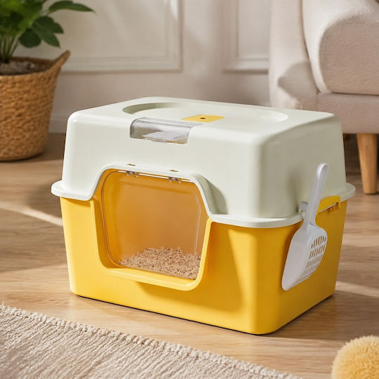 Cat Toilet Yellow M52 x W35.5 x H35cm