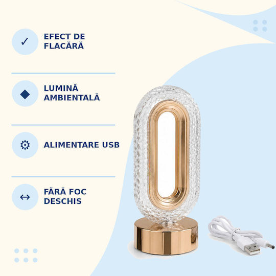 Lămpi Decorative Pentru Masă Lumină De Flacără