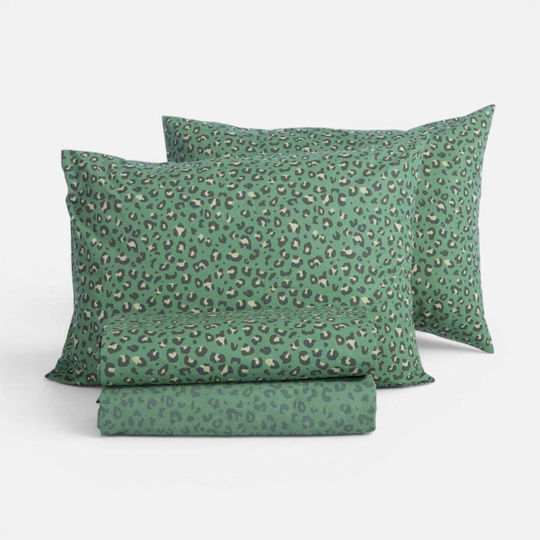 Nef-Nef Homeware Wild Комплект King Size 4 бр. 270x270+35 см с Еластична лента Бежов