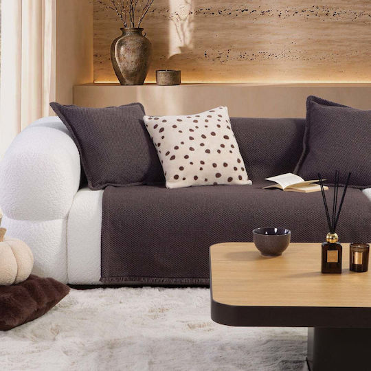 Nef-Nef Homeware Brooklyn Three-Seater Sofa P170xL300cm Brown Nef-Nef Homeware Brooklyn Three-Seater Sofa P170xL300cm Brown