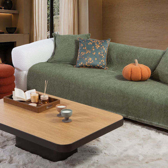 Nef-Nef Homeware Venezia Фотьойл Throw Шенил 170x180см Кафяв