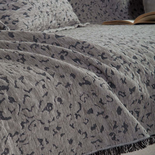 Nef-Nef Homeware Leopard Decken & Couchdecken Dreisitzer-Sofa Wurf Chenille 170x300cm Braune