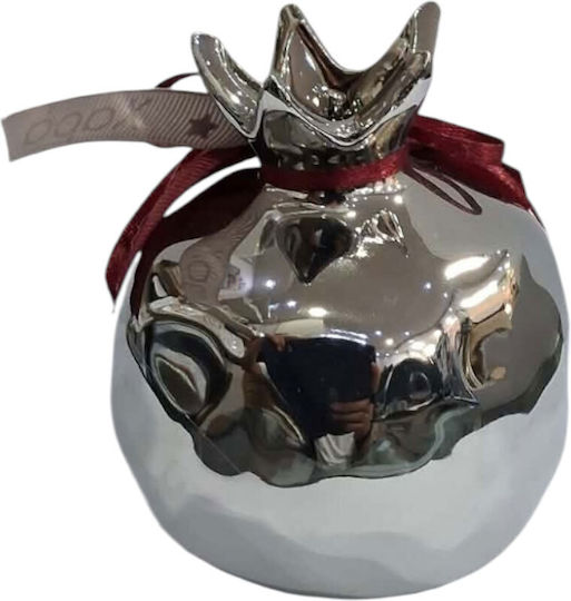 Kalliopi Silver Щастие За Дома Нар Сребрист Керамика 2027 8x10см