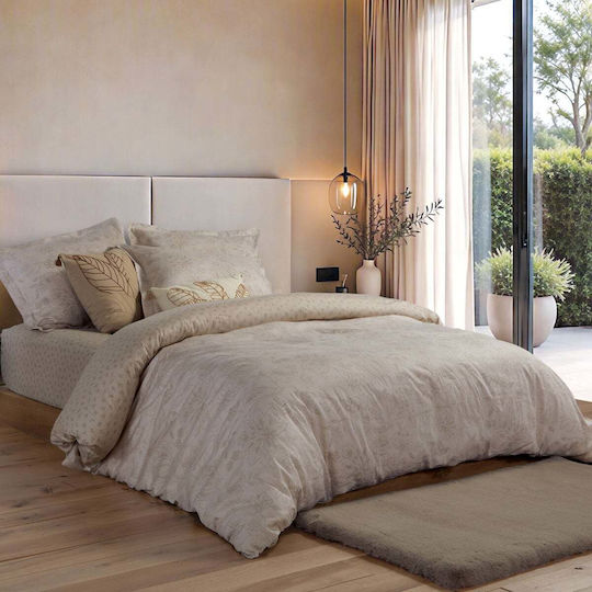 Nef-Nef Homeware Σετ Υπέρδιπλη 240x230cm Ecru