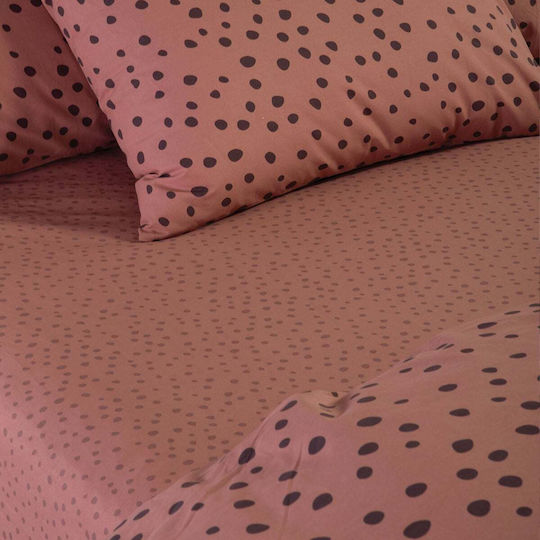 Nef-Nef Homeware Подредба Плик за Завивка 100% Памук 240x230cm Двойна С 2 Калъфки За Възглавници Екрю