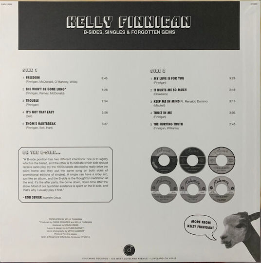 Kelly Finnigan B-sides Singles & Forgotten Gems Vinyl