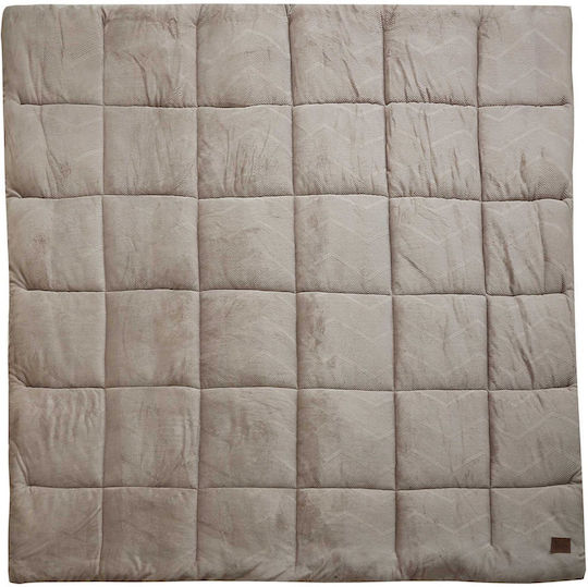 Madi Single Sherpa Comforter 160x220cm Beige
