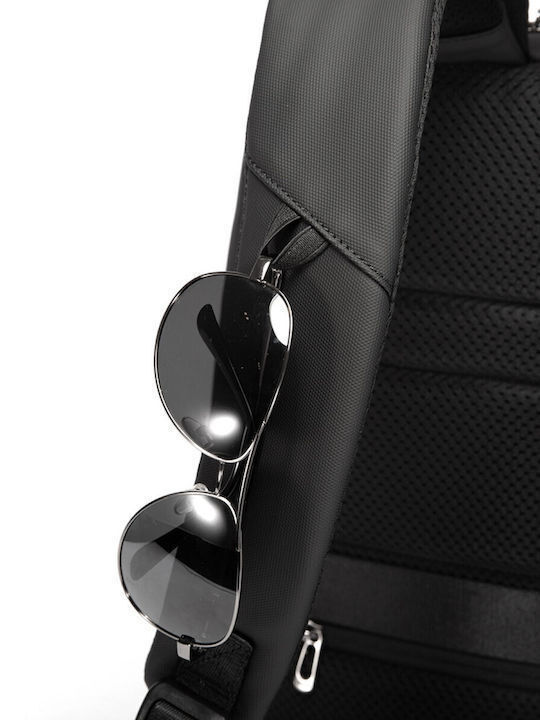 Bange 7251 Αδιάβροχη Τσάντα Πλάτης για Laptop 15" με Θύρα USB σε Γκρι χρώμα