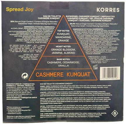 Korres Cashmere Kumquat Frauen Duftset mit Eau de Toilette