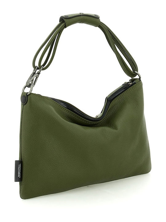 Beyonce Leather Women's Shoulder Crossbody Bag Green